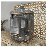 Indian Handmade Aluminum & Copper Oxidized Home Temple 58x23x38 CM